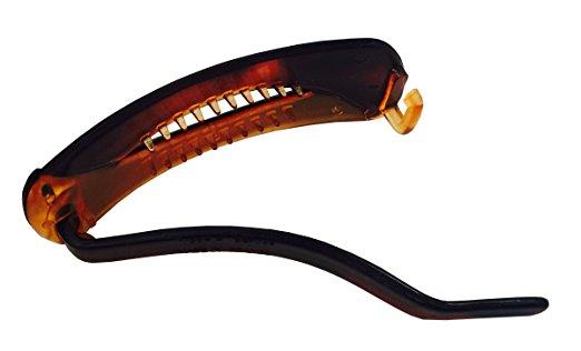 Parcelona Swift Shell Medium No Metal Ponytail Holder Hair Clip Barrette-PARCELONA-ebuyfashion.com
