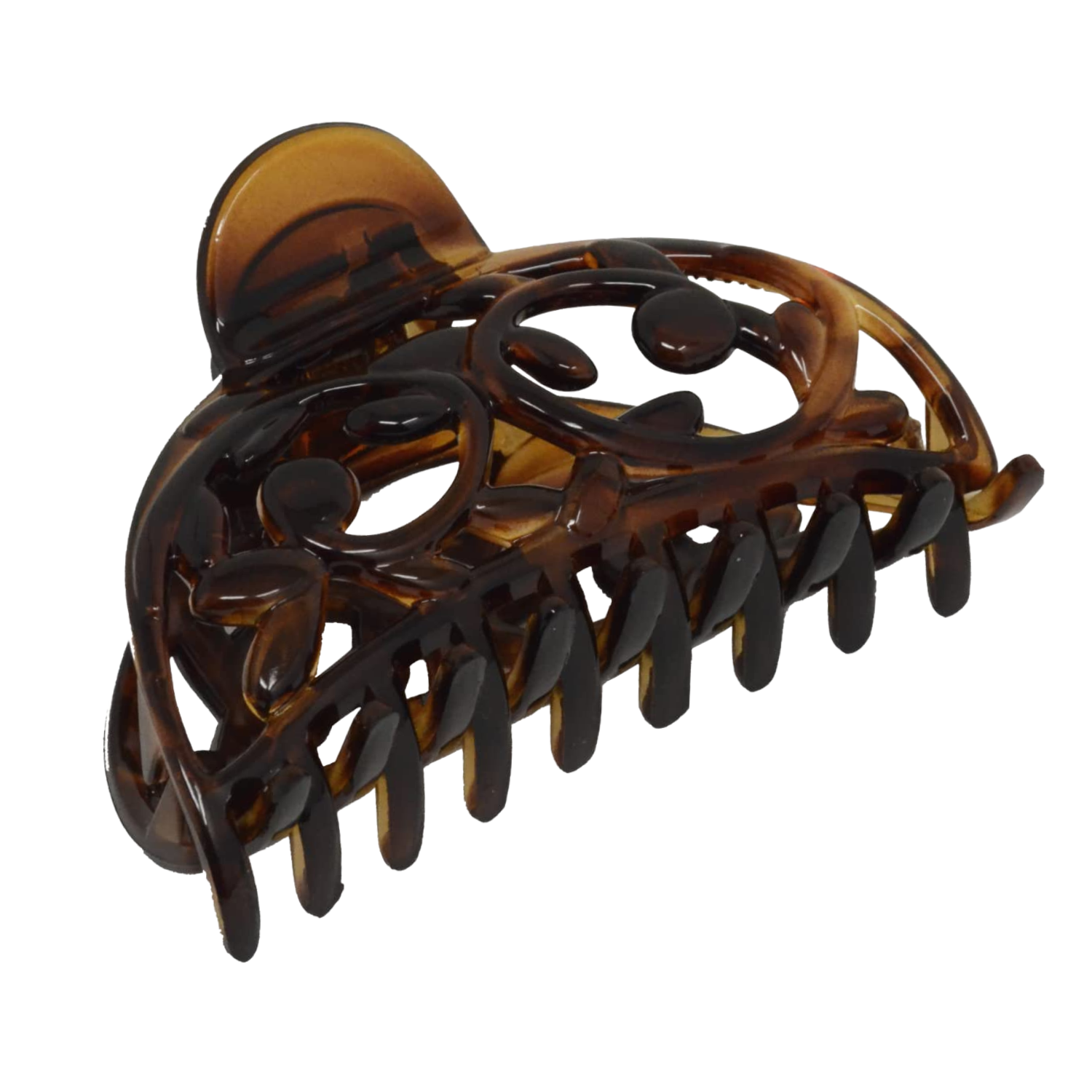 Parcelona French New Jardin Medium Cellulose Jaw Hair Claw for Women and Girls