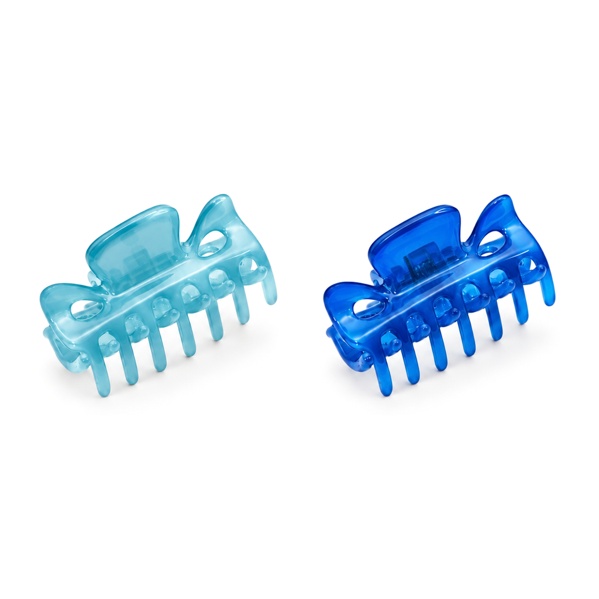 Parcelona French Classic Small 1 1/2" Cellulose Acetate Set of 2 Hair Claws
