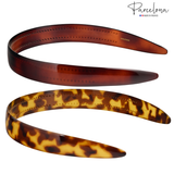 Parcelona French Headband 0.75 Inch Wide Cellulose Hairband for Women & Girls