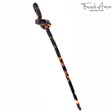 French Amie Knot Handmade  7" Tokyo Cellulose Acetate Chignon Bun Hair Pin Stick