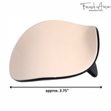 French Amie Handmade Onde 2 3/4" Medium Cream Ivory Hair Side Slider In Claw