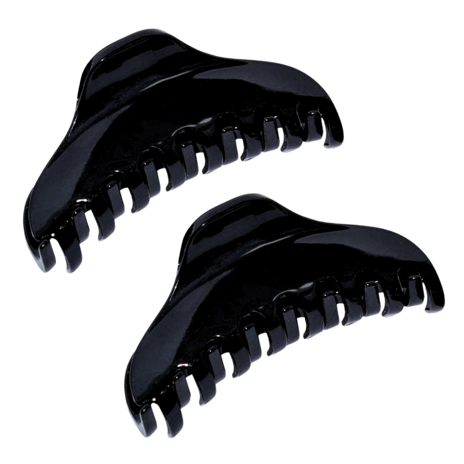 Parcelona France Skinny Boss Hair Claw 2 1/4" Small Jaw Hair Clips for Women