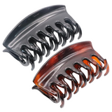 Parcelona French Arch Medium 3 1/4" Celluloid Hair Claw for Women & Girls