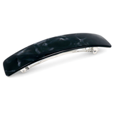 French Amie Long Rectangle Handmade Large Hair Barrette Clip for Women N Girls