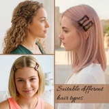 Parcelona Wavy 1.75" Tortoise Shell Small Hair Clip Tige Boule Barrette Womens