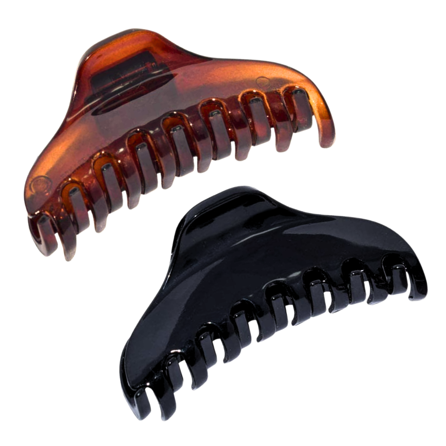 Parcelona France Skinny Boss Hair Claw 2 1/4" Small Jaw Hair Clips for Women