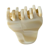 French Amie Belle Small Handmade Celluloid Acetate Jaw Hair Claw for Women