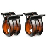 Parcelona French Small Hair Claw 1.75" Cellulose Acetate Strong Grip Jaw Clip