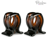 Parcelona French Small Hair Claw 1.75" Cellulose Acetate Strong Grip Jaw Clip