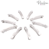 Parcelona French Metal Barrettes 2 3/4" No Slip Grip Women Hair Clips (10 Pcs)