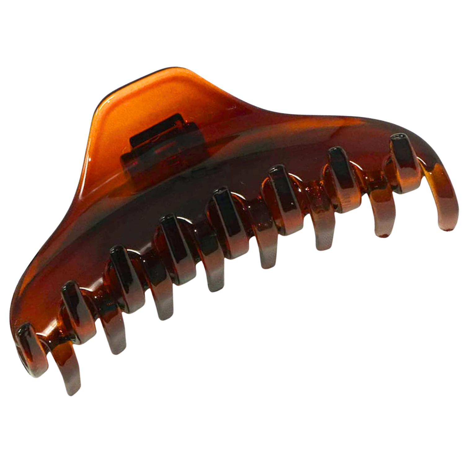 Parcelona French Boss Thin 3 1/2" Medium Celluloid Jaw Hair Claw for Women