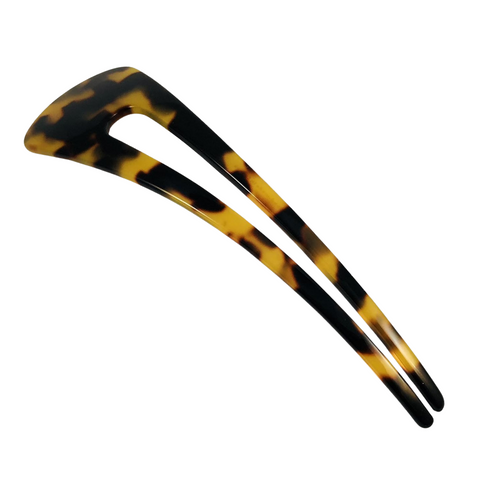 French Amie Grace Long Tokyo Large Cellulose Acetate Chignon U Hair Pin Stick