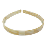 French Amie Handmade 1/2" Celluloid Non Brittle Hair Headband for Girls