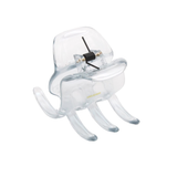 Parcelona French Classic Large Pony Celluloid Jaw Hair Claw for Women and Girls