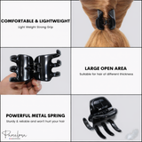 Parcelona French Classic Large Pony Celluloid Jaw Hair Claw for Women and Girls