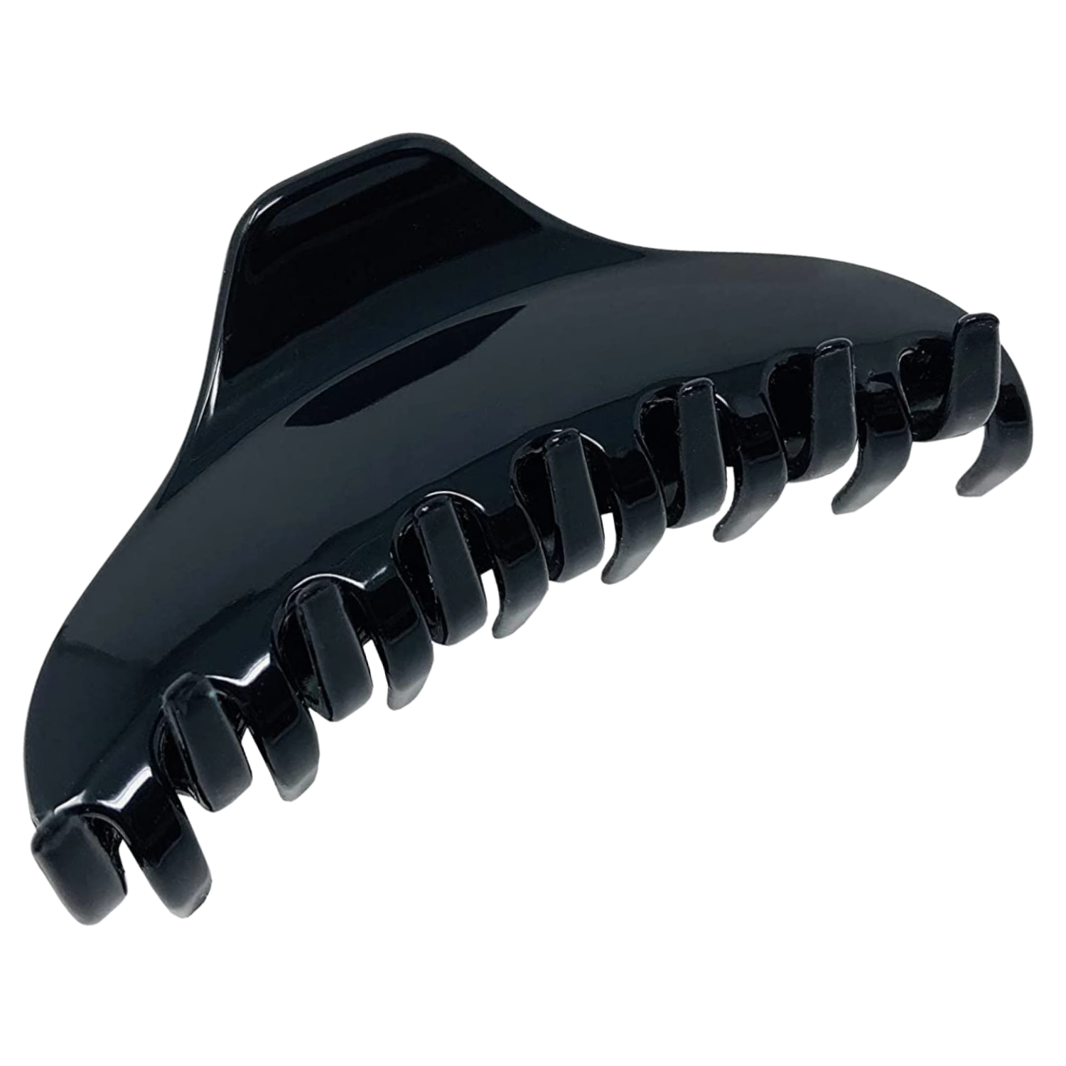 Parcelona French Boss Thin 3 1/2" Medium Celluloid Jaw Hair Claw for Women