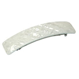 French Amie Long Rectangle Handmade Large Hair Barrette Clip for Women N Girls