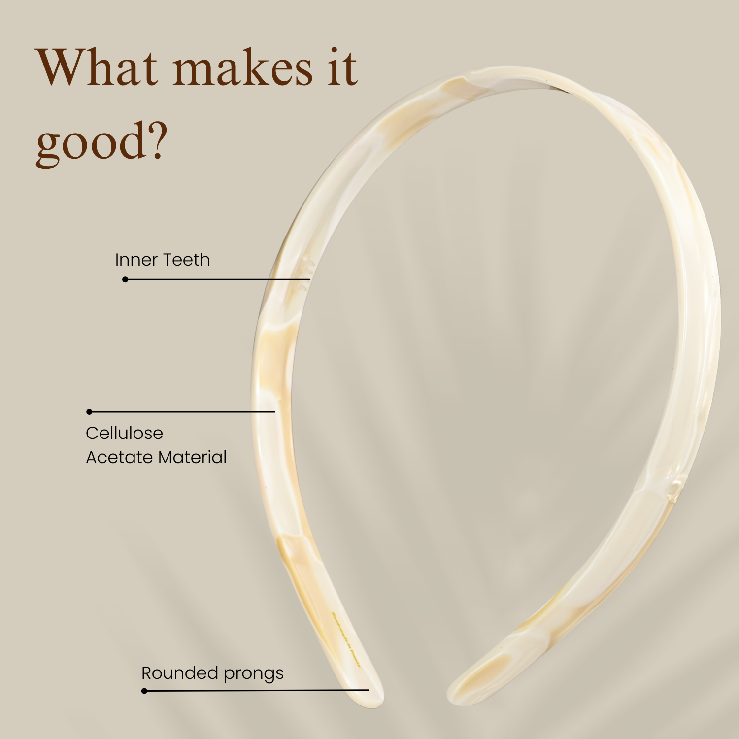 French Amie Wide Headband 1/2" Handmade Celluloid Hair Accessories Women & Girls