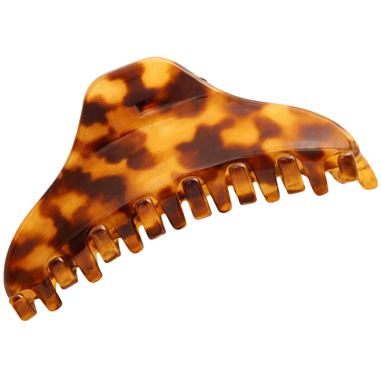 Parcelona French Boss Thin 3 1/2" Medium Celluloid Jaw Hair Claw for Women