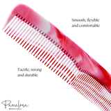 Parcelona French Dressing Comb 7.5" Wide Narrow Teeth Detangler Hair Accessories