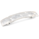 French Amie Long Rectangle Handmade Large Hair Barrette Clip for Women N Girls