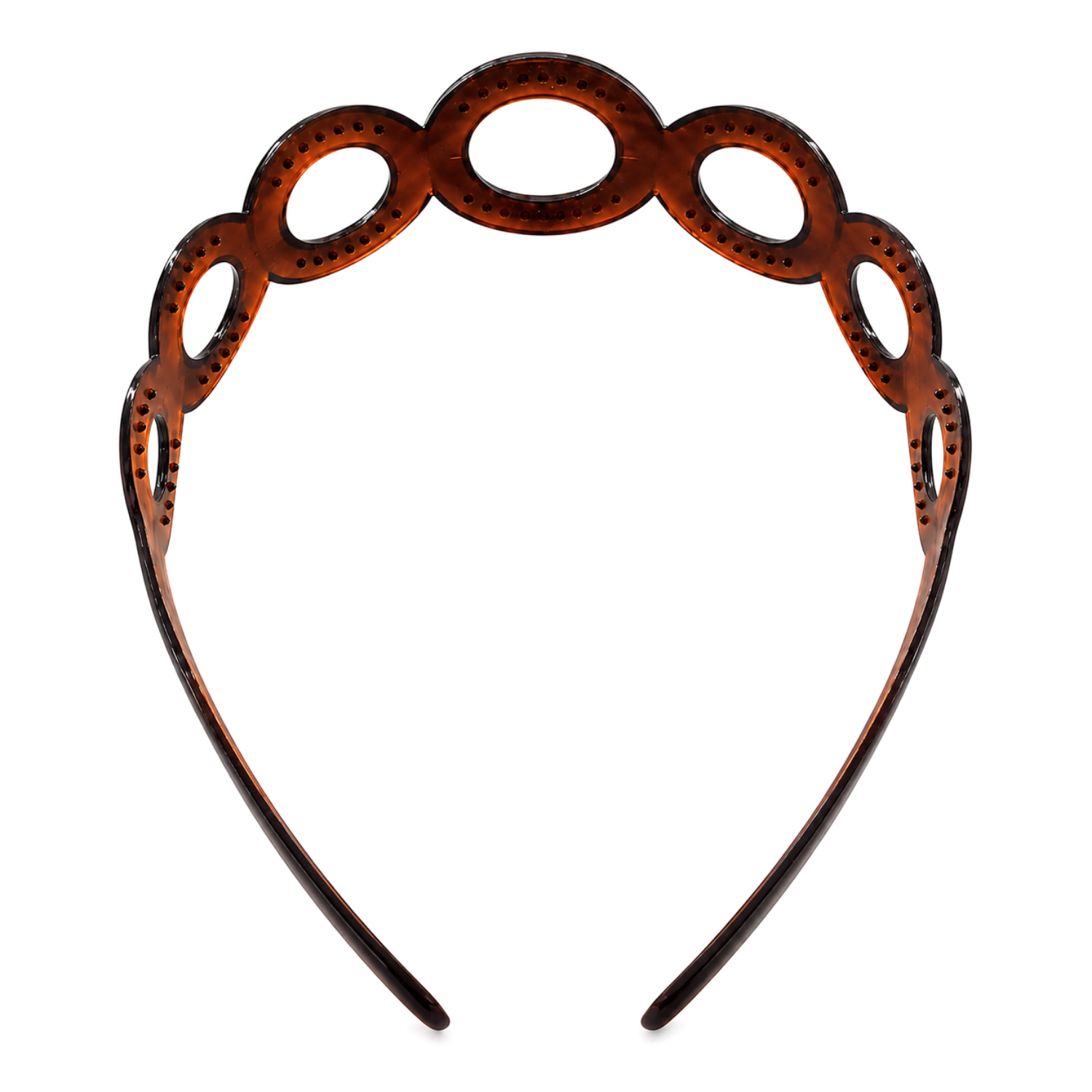 Parcelona French Circle Wide 1.75" Tortoise Shell Cellulose Acetate Headband