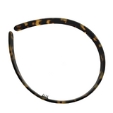 French Amie Handmade 1/2" Celluloid Non Brittle Hair Headband for Girls