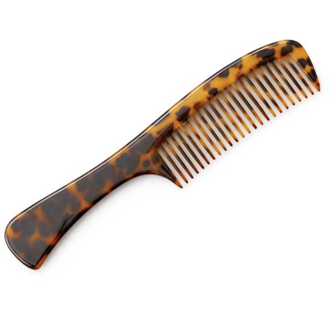 Parcelona French Wide Tooth Detangling Comb Cellulose Acetate Hair Comb Clip