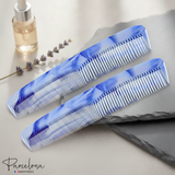 Parcelona French Small 5.25" Pocket Hair Comb for Women, Men for Daily Grooming