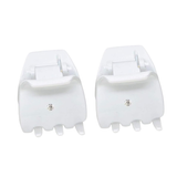 Parcelona French Mignon 1.25" Mini Hair Claw Crystal Accent Clips for Women 2pcs