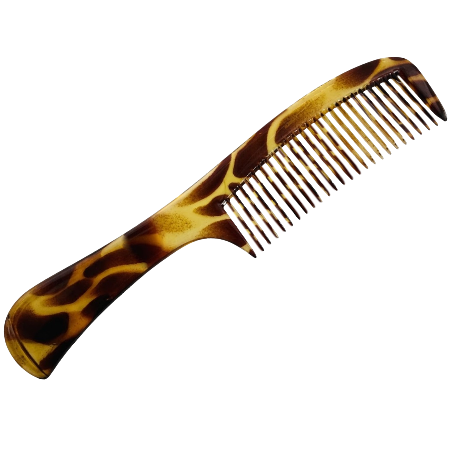 Parcelona French Wide Tooth Detangling Comb Cellulose Acetate Hair Comb Clip