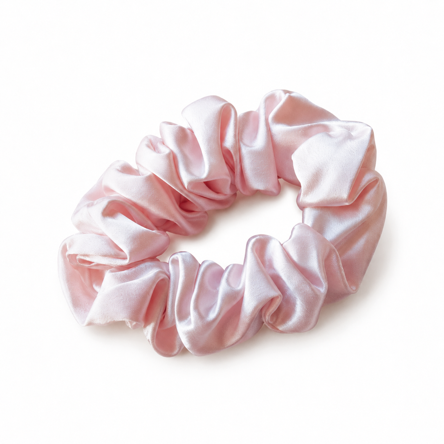 Moeni Natural Mulberry Silk Scrunchie Large Hair Tie No Crease Sleep, Daily Use