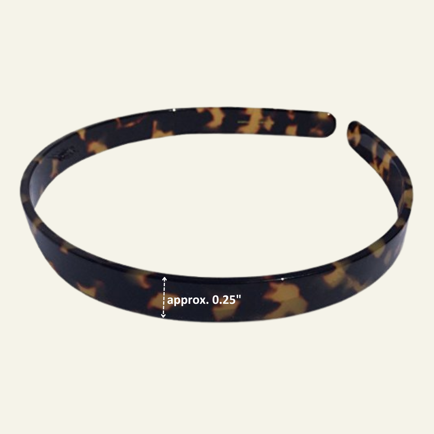 French Amie Handmade 1/2" Cellulose Non Brittle Hair Headband for Girls