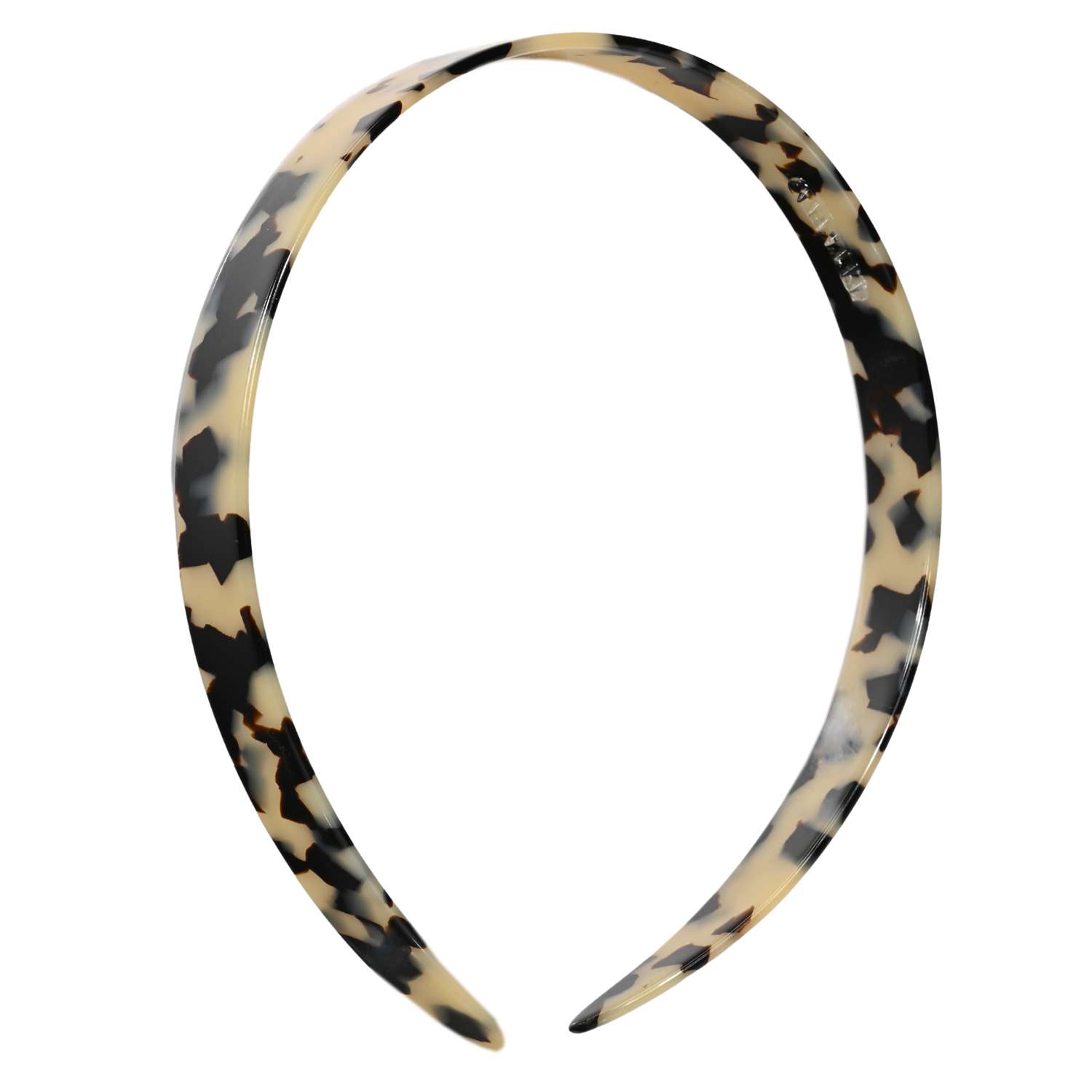 French Amie Wide Headband 1/2" Handmade Celluloid Hair Accessories Women & Girls