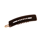 Parcelona French Tunis Medium Celluloid Acetate Side Slide Hair Pins for Women