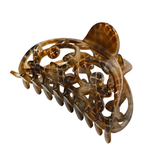 Parcelona French New Jardin Medium Celluloid Jaw Hair Claw for Women and Girls