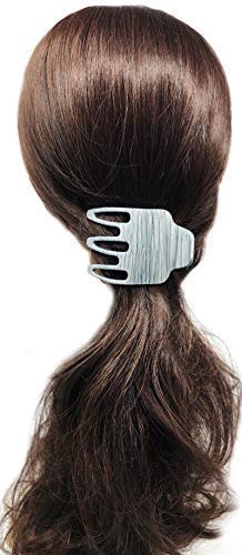 Parcelona French Wide Paw Medium Cellulose Side Slide Yoga Hair Claw for Women