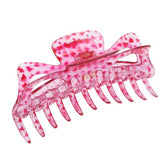 Parcelona French Classic Jumbo Large 5 1/2" Celluloid Hair Claw Clip for Women