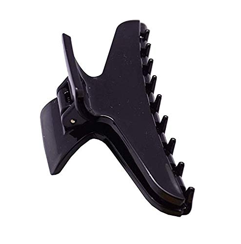 Parcelona French Pinch Tortoise Shell and Black Cellulose Hair Claws for Women