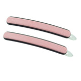 French Amie Rounded Oblong Small Cellulose No Metal Hair Slide Barrettes(2 Pcs)