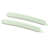 French Amie Rounded Oblong Small Cellulose No Metal Hair Slide Barrettes(2 Pcs)