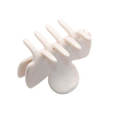 French Amie Grace Small 2” Celluloid Handmade Flexible Hair Claw for Thin Hair