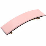 French Amie Medium Fine Wide Rectangular Handmade Hair Barrette for Women