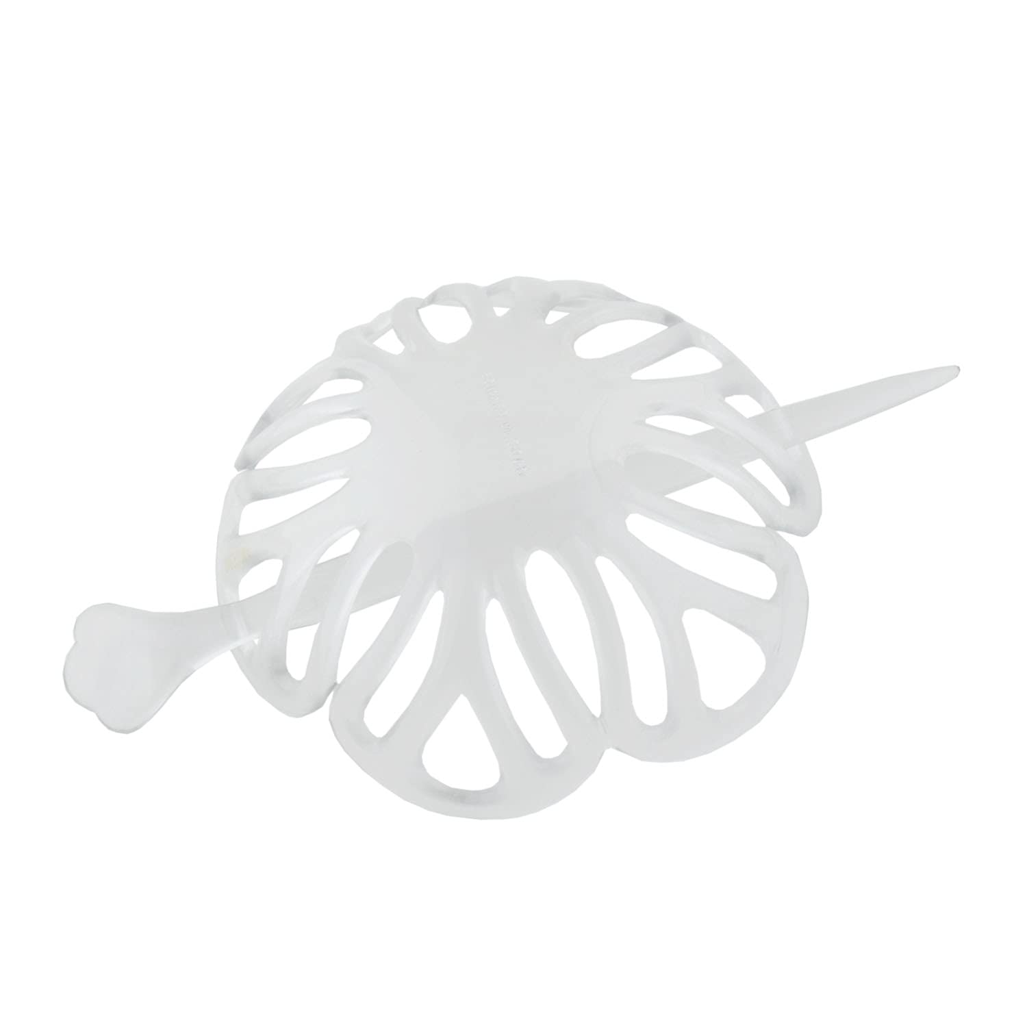 Parcelona French Radial 3.5 Inch Dome Bun Holder Hair Slide Cuff Pin with Stick
