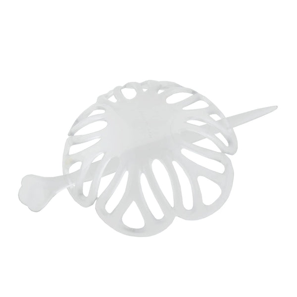 Parcelona French Radial 3.5" Celluloid Chignon Hair Slide Pin Thru Bun Cover
