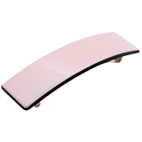 French Amie Medium Fine Wide Rectangular Handmade Hair Barrette for Women