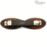 Parcelona French Infinity Barrette 4.25" Tortoise Shell Non Slip Hair Clip for Women