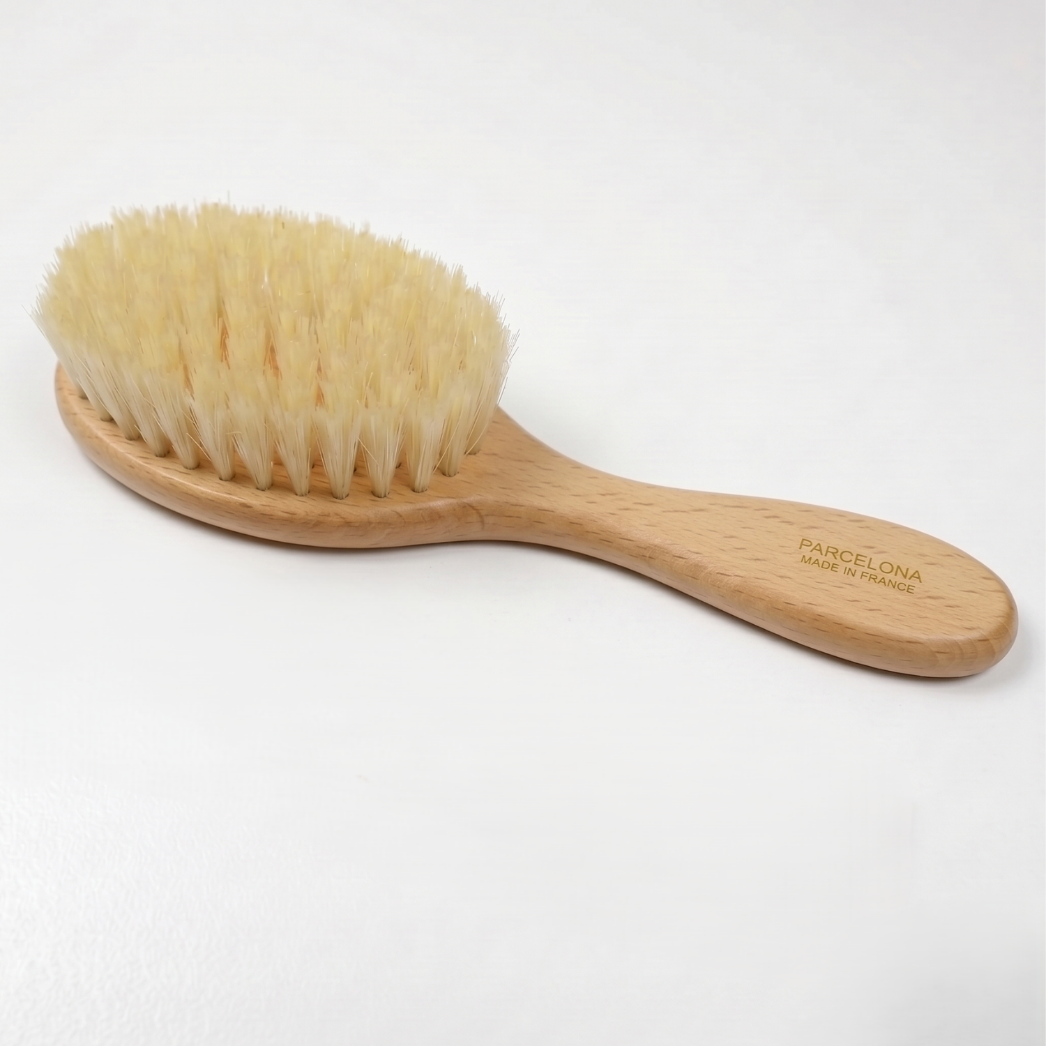 Parcelona French Grooming Combo 6” Cellulose Baby Brush and Comb for Toddlers