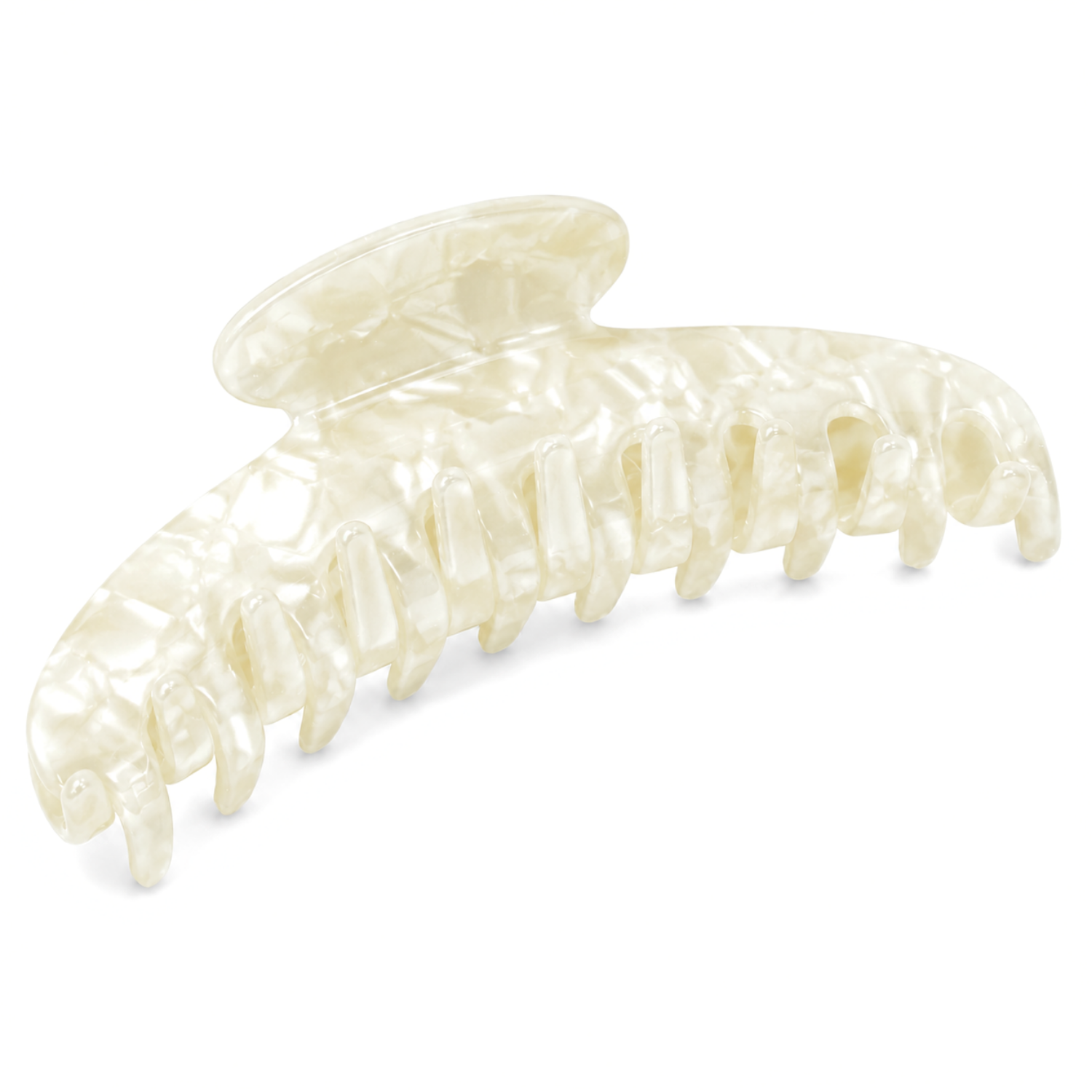 French Amie Contour Large 4 ¾” Cellulose Handmade Jaw Hair Claw Clip for Women